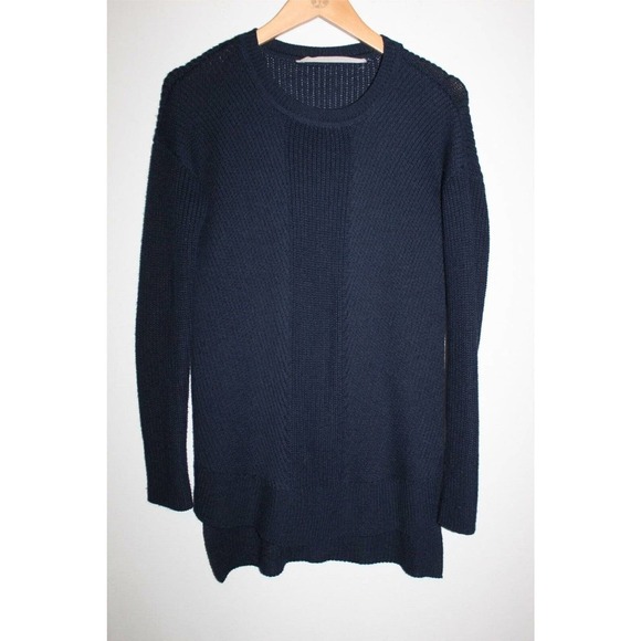 ✨2/$20 Athleta Soft Merino Tunic Ribbed Sweater Extra Fine Wool Blend Medium - Picture 4 of 13